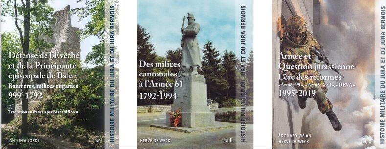 Histoire militaire du Jura et du Jura bernois, en 4 tomes