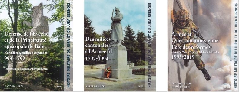 Militärgeschichte des Jura und des Berner Juras, in 4 Bänden.